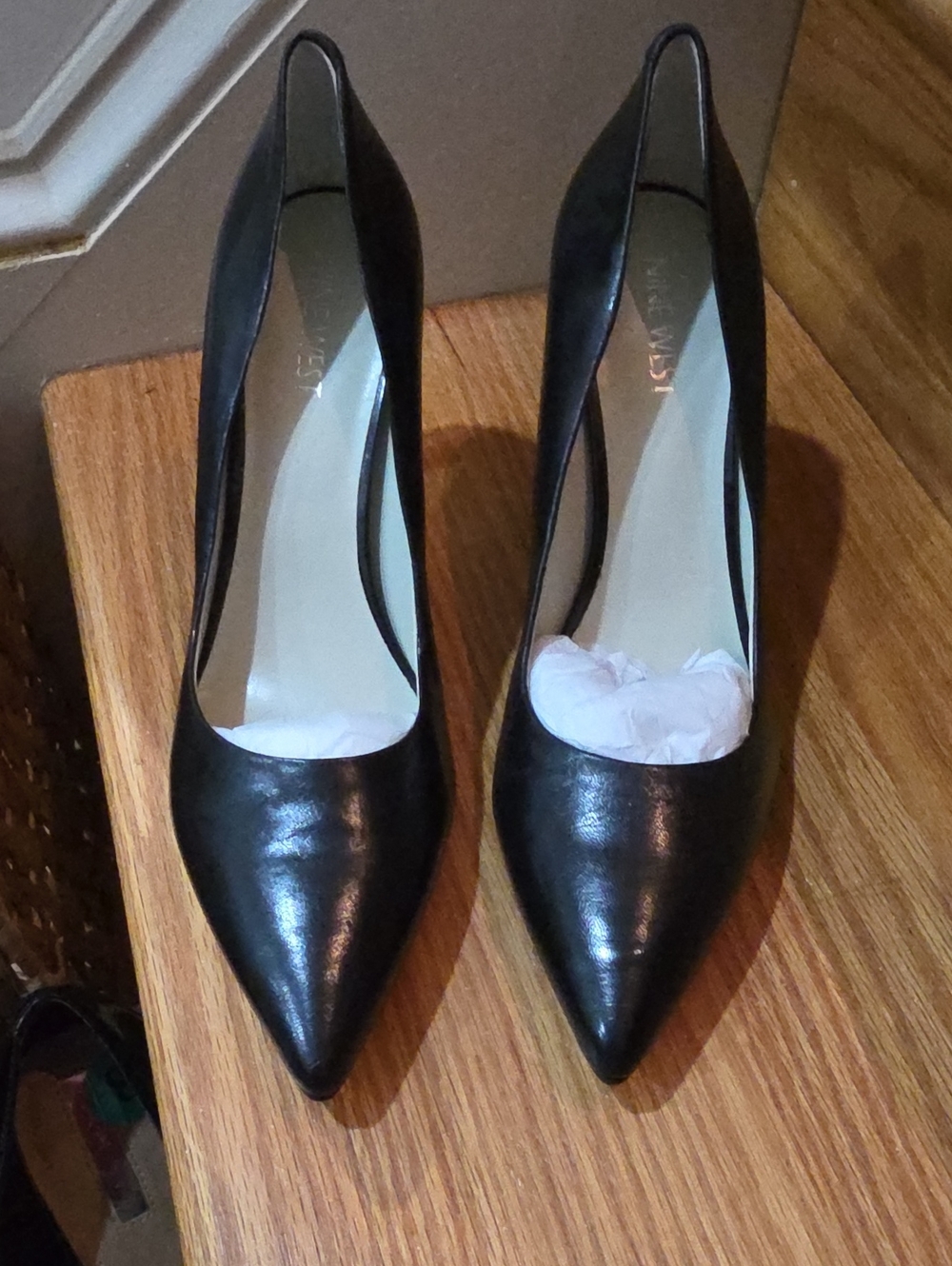 NINE WEST pumps, Black, 8